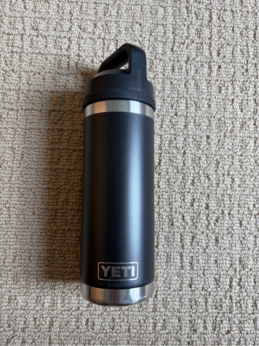 Yeti Black Insulated Water Bottle